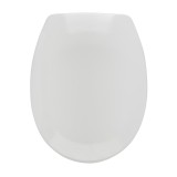 Capac WC din duroplast, Milano 1112SC, alb, inchidere lenta, 369 x 470 mm