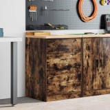 vidaXL Dulap de depozitare pentru garaj stejar afumat 60x51x85 cm