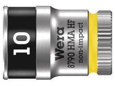 Tubulară HEX 10mm 1/4 Oțel Crom-Vanadium