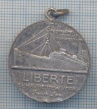 AZ 169 MEDALIE - COMPANIE GENERALE TRANSATLANTIQUE -,,LIBERTE&quot;- LEHAVRE-NEW YORK