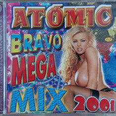 CD cu muzică ,Mega Mix 2001, Atomic, verdikt- vine politia, bug mafia,