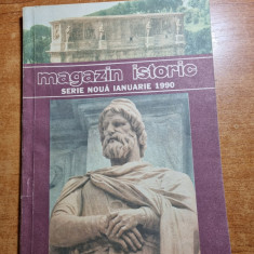 Revista Magazin Istoric - Ianuarie 1990 - serie noua,revolutia romana