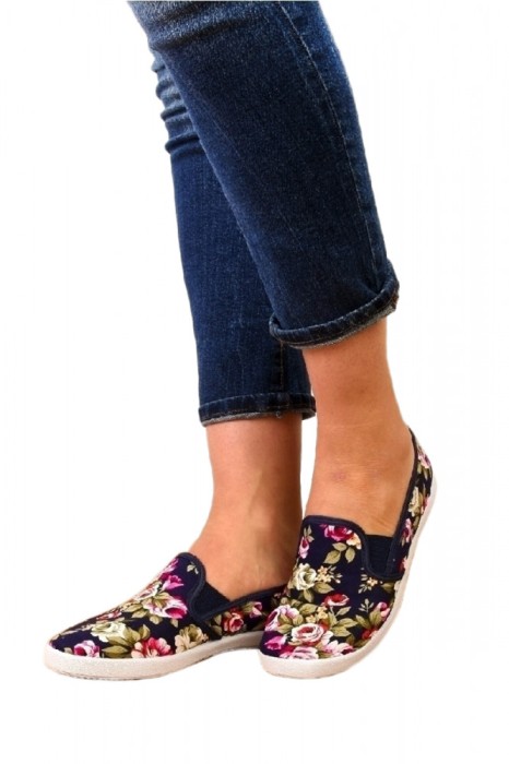 CH2605-100 Tenesi cu banda elastica si imprimeu floral