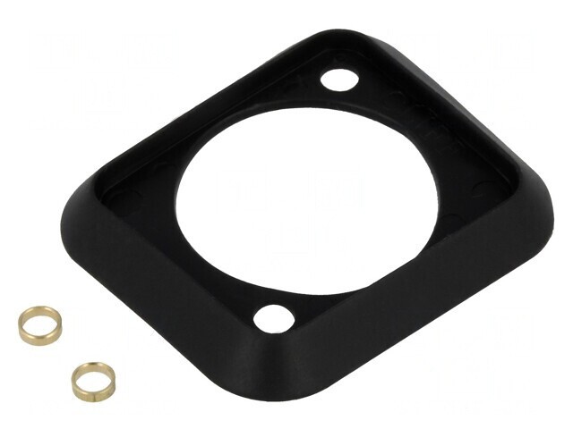 Garnitură Soclu Neagră XLR 19x24mm