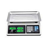 Cumpara ieftin Cantar Electronic Dublu Afisaj 40Kg AT PERFORMANCE, Acumulator, Diviziune 5g, Memorie Pret, Profesional, Bucatarie, Comercial