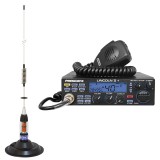 Kit Statie radio CB President LINCOLN II + Antena CB PNI ML70, lungime 70cm, 26-30MHz, 200W