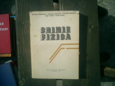 Chimie fizica - Solomon Stenberg, Ortansa Landauer, Cornelia Mateescu foto