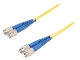 Patch cord fibră optică FC/UPC 5m galben