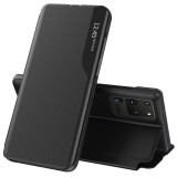 Husa Samsung Galaxy S20 Ultra Eco Leather View flip tip carte, negru