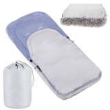 Sac de dormit pentru bebelusi si copii impermeabil,compatibil cu carucioare sport,landouri si sanii,interior din polar moale,orificii pentru centu