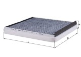 MAHLE LAK 74 Filtru, aer habitaclu