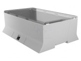 Carcasă ABS Gri pentru Șină DIN 110x156.4x53.3mm