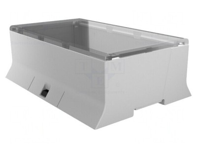 Carcasă ABS Gri pentru Șină DIN 110x156.4x53.3mm foto