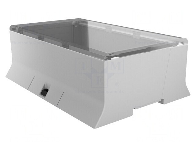 Carcasă ABS Gri pentru Șină DIN 110x156.4x53.3mm