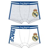 Real Madrid boxeri de copii 2pack white - 6/7 ani