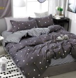 Cumpara ieftin Lenjerie Pat Airedale Fx050, Bumbac, 4 Piese, Fara Elastic, Gri