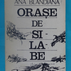 Ana Blandiana – Orase de silabe ( prima editie )