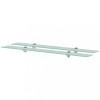 Rafturi suspendate, 2 buc., 90 x 10 cm, sticla, 8 mm