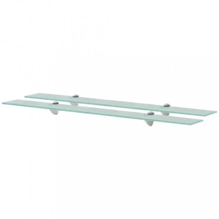 vidaXL Rafturi suspendate, 2 buc., 90 x 10 cm, sticlă, 8 mm 3051500