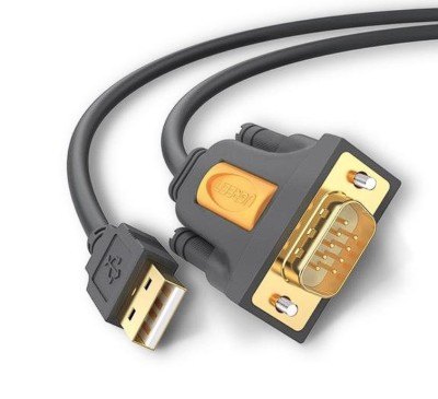 CABLU USB Ugreen adaptor, &amp;quot;CR104&amp;quot; USB 2.0 (T) la Serial DB9M (9-pin)(RS232)(T), 1m, negru, &amp;quot;20210&amp;quot; (timbru verde 0.08 lei) - 6957303822102 foto
