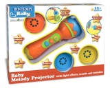 Proiector muzical pentru bebe Bontempi cu lumini, imagini si rime