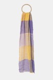 United Colors of Benetton șal femei, culoarea violet, cu imprimeu, 60O7DU01Q