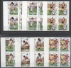 Vietnam 1986 Sport, Soccer, Football, 4 imperf. set in block, used T.384, Stampilat
