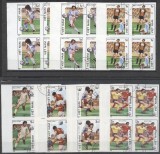 Vietnam 1986 Sport, Soccer, Football, 4 imperf. set in block, used T.384, Stampilat