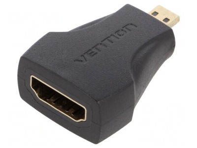 Adaptor HDMI la Micro HDMI Negru foto
