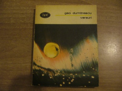 Geo Dumitrescu - Versuri (BPT 1064) foto