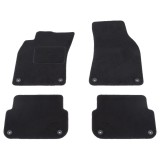 Set covorase auto mocheta Velor AUDI A6 (C6), 05.2004-03.2011, negru,