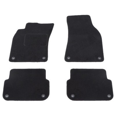 Set covorase auto mocheta Velor AUDI A6 (C6), 05.2004-03.2011, negru, foto
