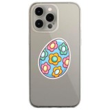 Husa personalizata apple iphone 14 pro max, egg flower