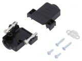 Carcasă pentru conectori D-Sub 9pin și HD 15pin