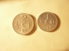2 Monede 1 leu si 2 lei 1951 aluminiu , cal. AUNC