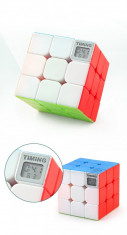 Cub Rubik 3x3x3 Incorporat cu Timer start foto