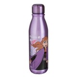 Sticlă de apă din aluminiu cu imprimeu Frozen 2, 600 ml, mov, CMCLASS