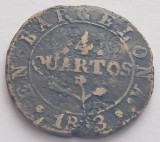 Spania, 4 Quartos 1813, Europa