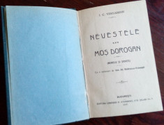 I.C. VISSARION-NEVESTELE LUI MOS DOROGAN/ed princeps 1916/pref.BRATESCU-VOINESTI foto