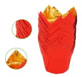 Cumpara ieftin Forma pentru Cupcakes, 50 cavitati, Rosu, 8 cm, 546COF