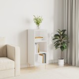 vidaXL Servantă, alb extralucios, 34,5x32,5x90 cm, lemn compozit 828718