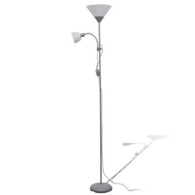 Lampa de podea, Gri foto