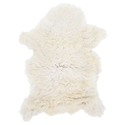Piele de oaie, crem, (60-70)x(90-100) cm foto