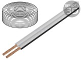 Cablu: cablu pt.difuzor TLYp 2x1,5mm2 litat Cu alb neecranat