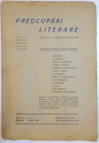 PREOCUPARI LITERARE , DIRECTOR : VLADIMIR STREINU , ANUL VII , NR. 4 , APRILIE 1942