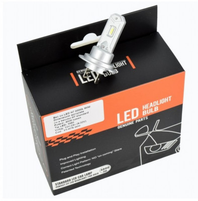 Bec cu led H7 6000k mini Tip led: 1860 Voltaj: 12V-24v (9-32V)OMC foto