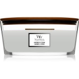 Woodwick Lavender &amp; Cedar lum&acirc;nare parfumată cu fitil din lemn (hearthwick) 453.6 g