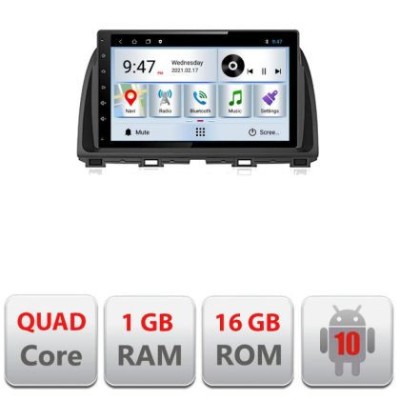 Navigatie Mazda CX-5 2012-2016 A-212 Quad Core cu Android Internet Bluetooth Radio GPS WIFI 2+32GB CarStore Technology foto