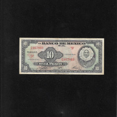 Mexic 10 pesos 1961 seria667803