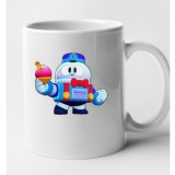 Cana alba personalizata Brawl Star - Lou, INOVATIX&reg;. 330 ml